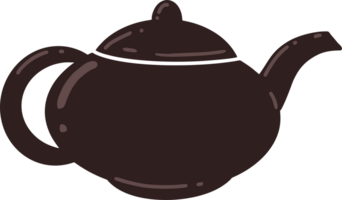 thé pot logo icône png