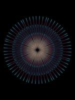 New Year Fireworks on black background used in Happy New Year 2024 on dark Abstract background vector