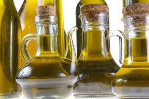 various types of olive oil photo