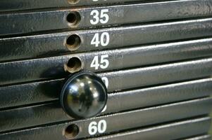 equipment inside a gym photo