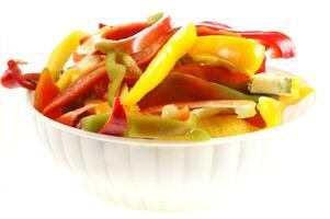 seasonal vegetables peppers photo