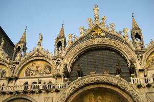 construcción detalles de el ciudad de Venecia foto