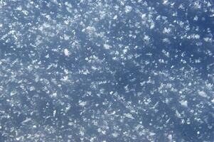 a close up of snow falling from the sky photo