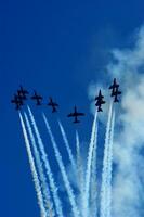 aerial display of the tricolor arrows photo