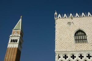 Construction details of the city of Venice photo