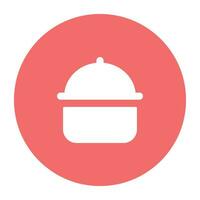 Hotel and Food Flat Circular vector