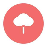 Nature and Weather Flat Round vector