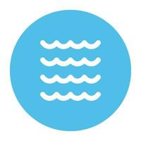 Nature and Weather Flat Round vector