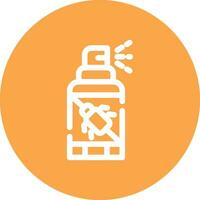 Spray Bottle Creative Icon Design vector