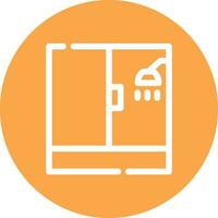 Shower Creative Icon Design vector