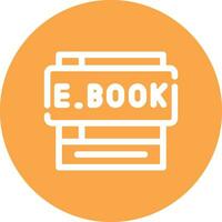 Ebooks Creative Icon Design vector