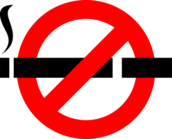 Cigarette stop quit smoking in prohibition sign png