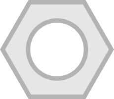 Steel nut bolt screw icon png