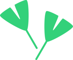 Ginko verlassen Baum Symbol png