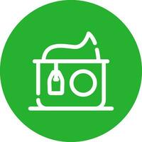 Cream Creative Icon Design vector