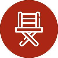 Fishing Chair Creative Icon Design vector