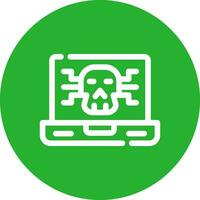 diseño de icono creativo de malware vector