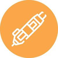 3D Pen Creative Icon Design vector