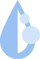 Blue water drop icon png