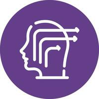 Knowledge Extraction Creative Icon Design vector