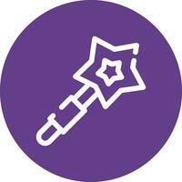 Magic Wand Creative Icon Design vector