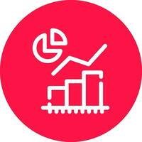 Statistical Analysis Creative Icon Design vector