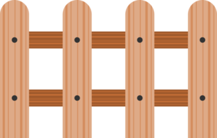 Brown wooden board fence home house icon png