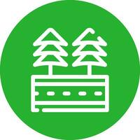 Road Creative Icon Design vector