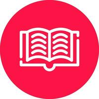 Open Book Creative Icon Design vector