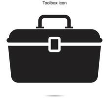 caja de herramientas icono, vector ilustración