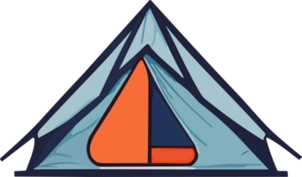 Tent Camping Safety Navigating Nature's Challenges AI Generative png