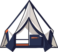 Tent Camping Safety Navigating Nature's Challenges AI Generative png