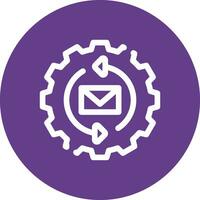 Marketing Automation Creative Icon Design vector