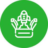 Think Out Of The Box Creative Icon Design vector