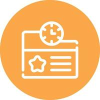 Project Deadline Creative Icon Design vector