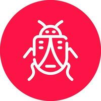 Bug Creative Icon Design vector