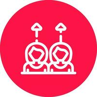 Same Approach Creative Icon Design vector