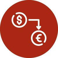 Currency Exchange Creative Icon Design vector