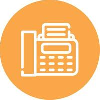 Fax Creative Icon Design vector