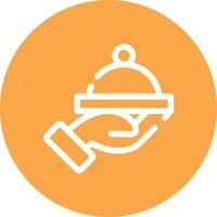 Room Service Creative Icon Design vector