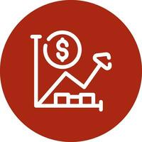 Income Settings Creative Icon Design vector