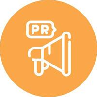 Public Relations Creative Icon Design vector