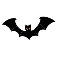 Hand drawn Halloween bat png