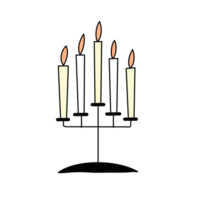 Halloween candle holder png