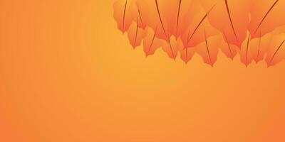 Abstract background design with autumn theme. vector