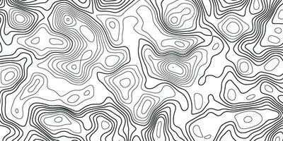 Abstract Pattern with Lines. Background of the Topographic Map. vector