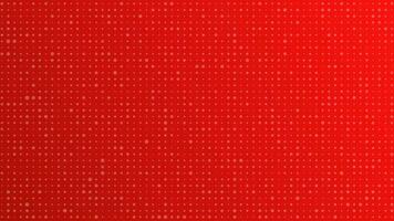 Abstract geometric background of circles. Red pixel background with empty space. Vector illustration.