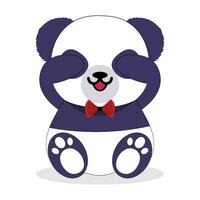 Cute Panda Clipart Vector