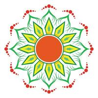 Mandala Background Design. vector