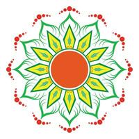 diseño de fondo de mandala. vector